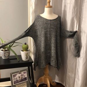 💗💗Charmed Hearts cold shoulder sweater